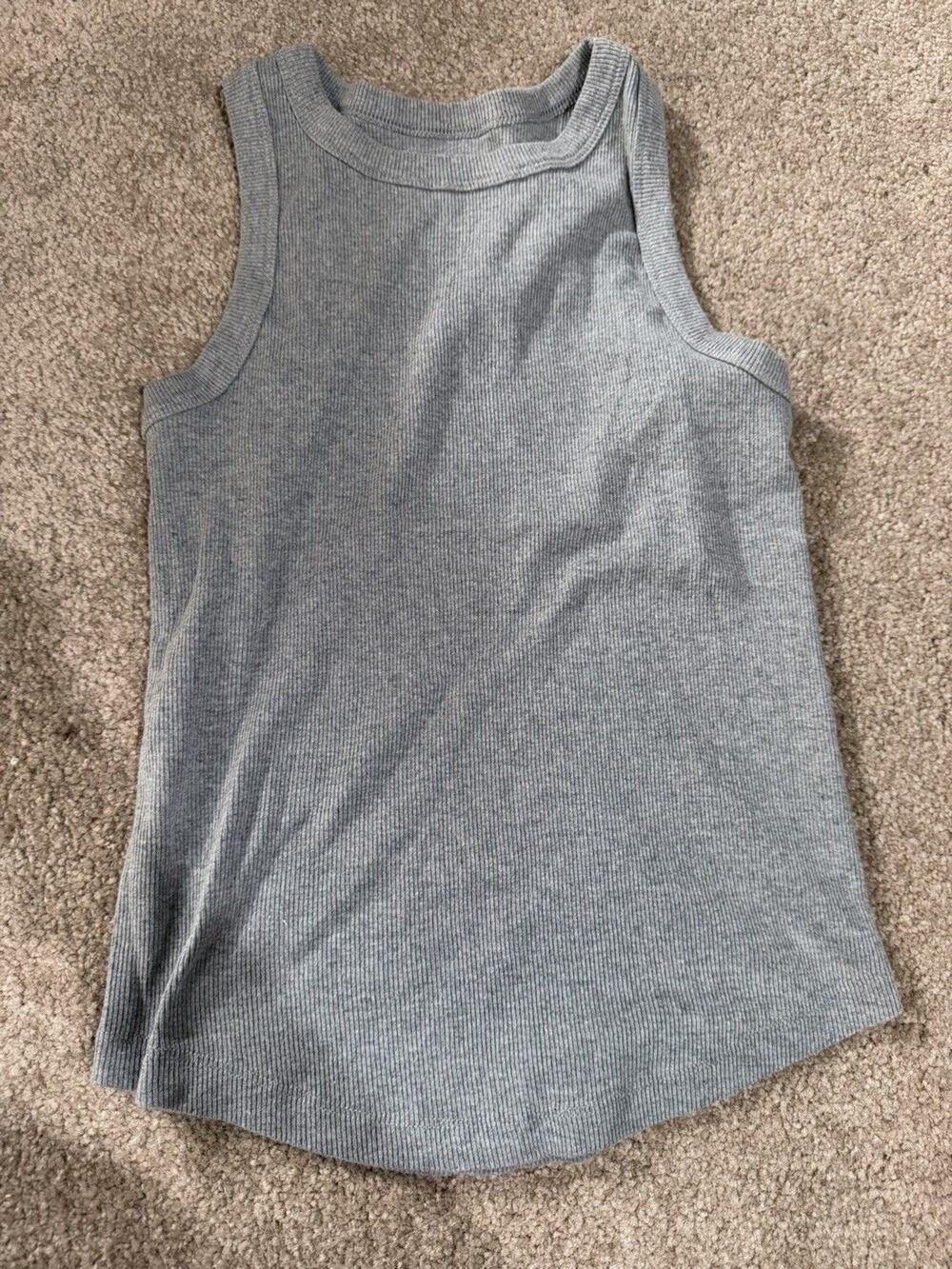 Womens SO Gray Ribbed Tank Top New W/O Tags Size XS